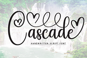 Cascade | Script Font, a Handwritten Font by Scratchones (Thumbnail 1 of 8)