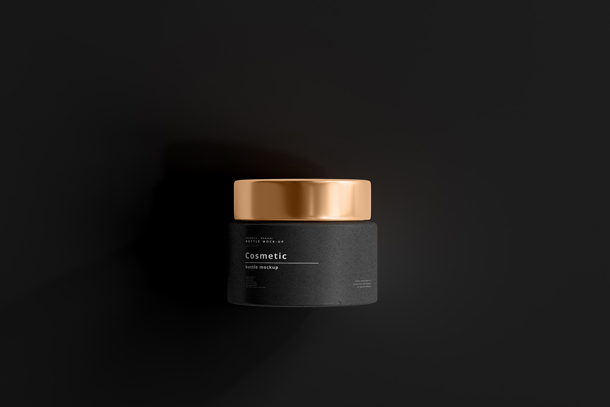 Dark Cosmetic Branding Mockups, a Cups & Container Mockup by pmvch (Photo 56 of 86)
