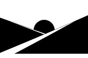 Minimal Sunrise Sunset Nature, a Graphic by BIPLOB EXPERT (Thumbnail 6 of 13)