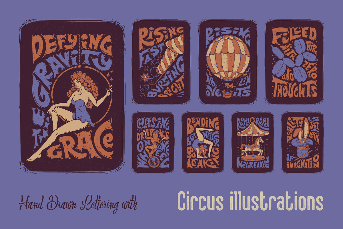 Lettering Illustrations, a Seasonal Illustration by Gleb Guralnyk (Photo 4 of 7)