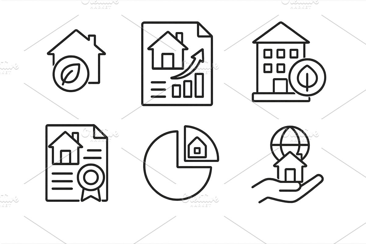 Visual representation of real estate, a Finance Illustration by ZinetroN