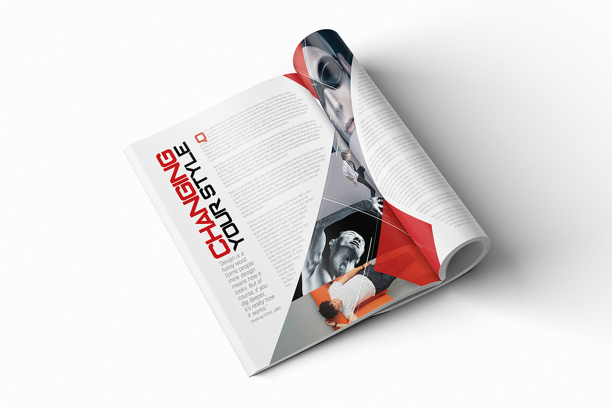 Magazine Template InDesign 15, a Magazine Template by Love Graphic Design (Photo 2 of 20)