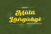 Oaklash - Retro Bold Script Font, a Script Font by StringLabs (Thumbnail 5 of 6)
