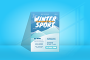 Winter Sport Competition Flyer, a Flyer Template by SquidPixey (Thumbnail 1 of 6)