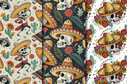 Seamless Pattern Day of the Dead, a Pattern Graphic by Designs by Helen Trupak (Thumbnail 12 of 12)