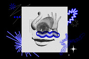 129 Vector Halftone Bitmap Shapes, a Background Graphic by softulka (Thumbnail 18 of 18)