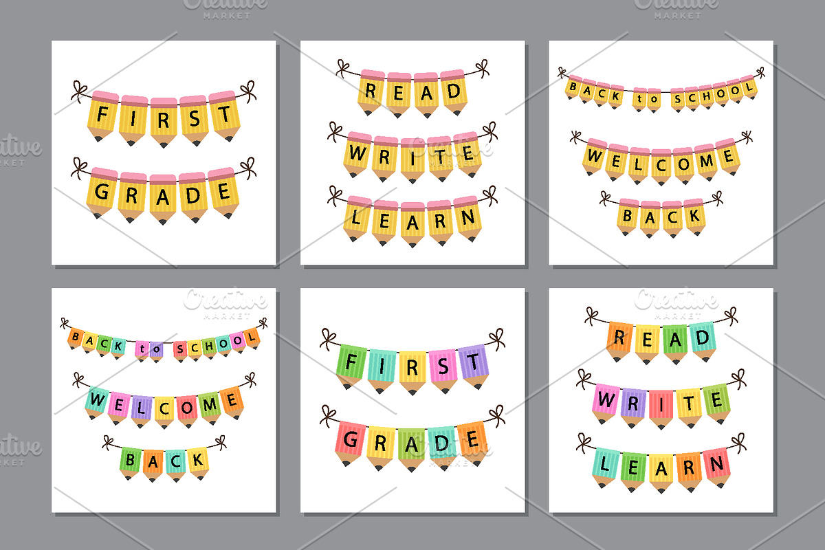 Cute Kawaii Back to School Bundle, an Education Illustration by C Design Studio (Photo 12 of 19)
