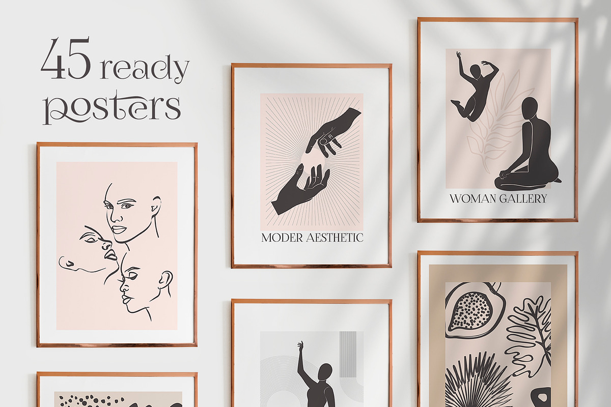 Poster Gallery Bundle, a Decorative Illustration by Mio Buono (Photo 42 of 82)
