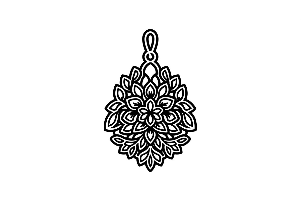Hanging Mandala Ornament Vector Bund, an Illustration by musafir_fashion (Photo 37 of 51)