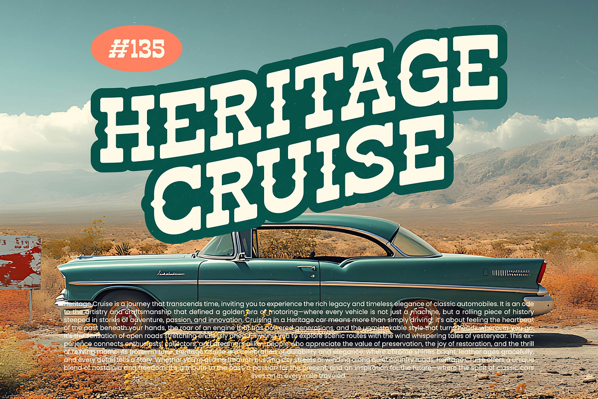 Smoke Grand Western Display Font, a Slab Serif Font by timelesstype.co (Photo 8 of 20)