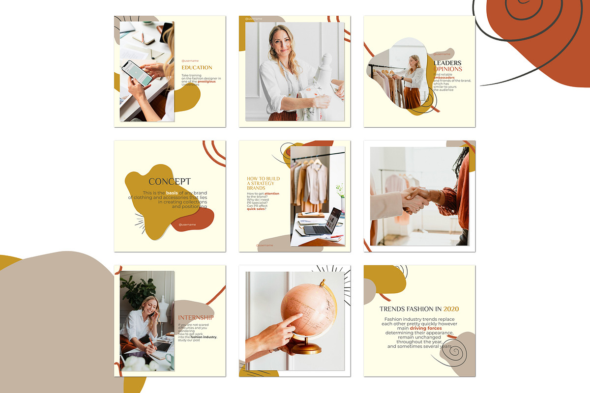 ROCKY Instagram Templates, a Social Media Template by Olg Store (Photo 2 of 4)