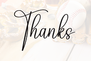 Baseball Saturday | Script Font, a Handwritten Font by Scratchones (Thumbnail 8 of 8)