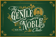 Brown Hunter Victorian Set, a Serif Font by alit design (Thumbnail 6 of 32)