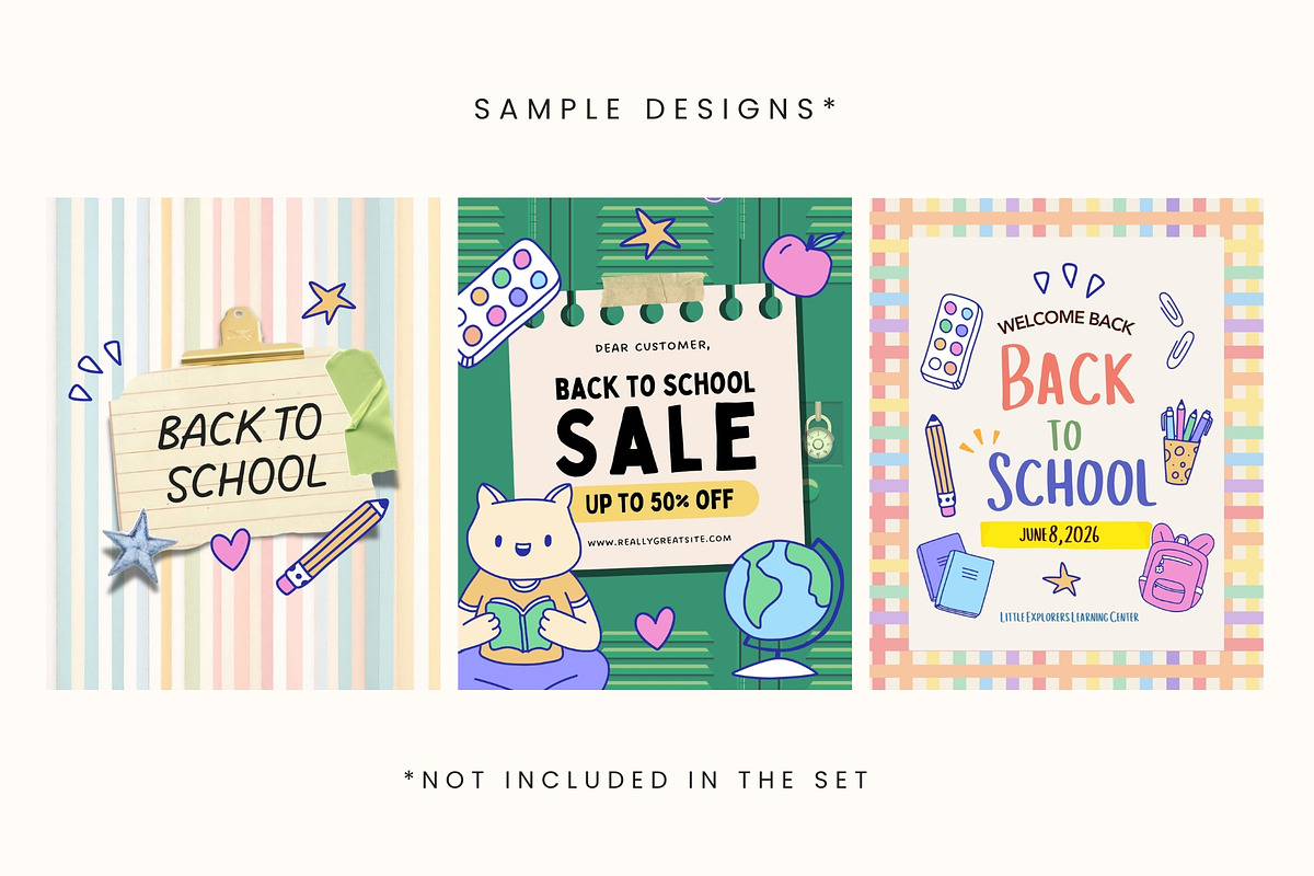 Back to School | 100% Hand Drawn, an Education Illustration by Kristina Chistiakova (Photo 3 of 3)
