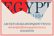Egypt 1894 Antique Typewriter Font, a Serif Font by Jeffry Macpherson Visuals (Thumbnail 3 of 5)
