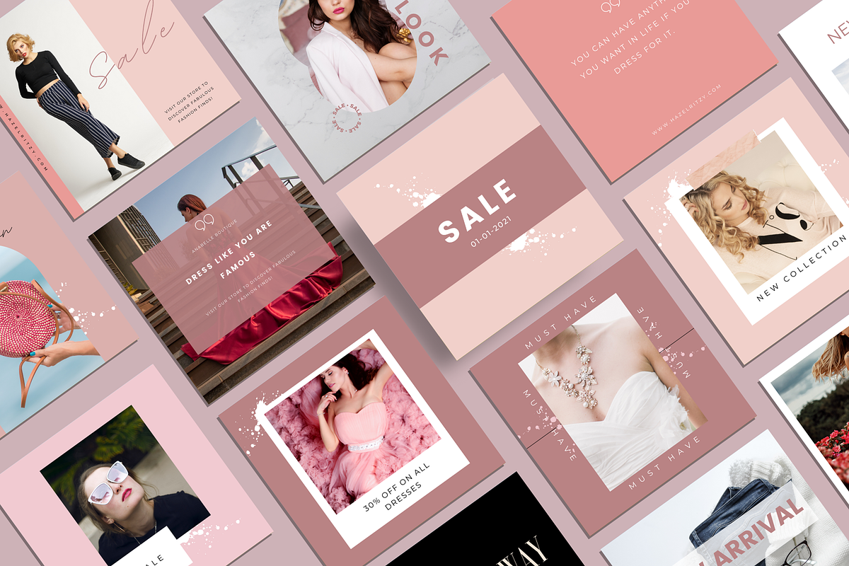Fashion Instagram Templates, a Social Media Template by Joricreatives (Photo 2 of 4)