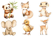 Baby Animal Nursery Sublimation, an Illustration by Designworld (Thumbnail 4 of 7)