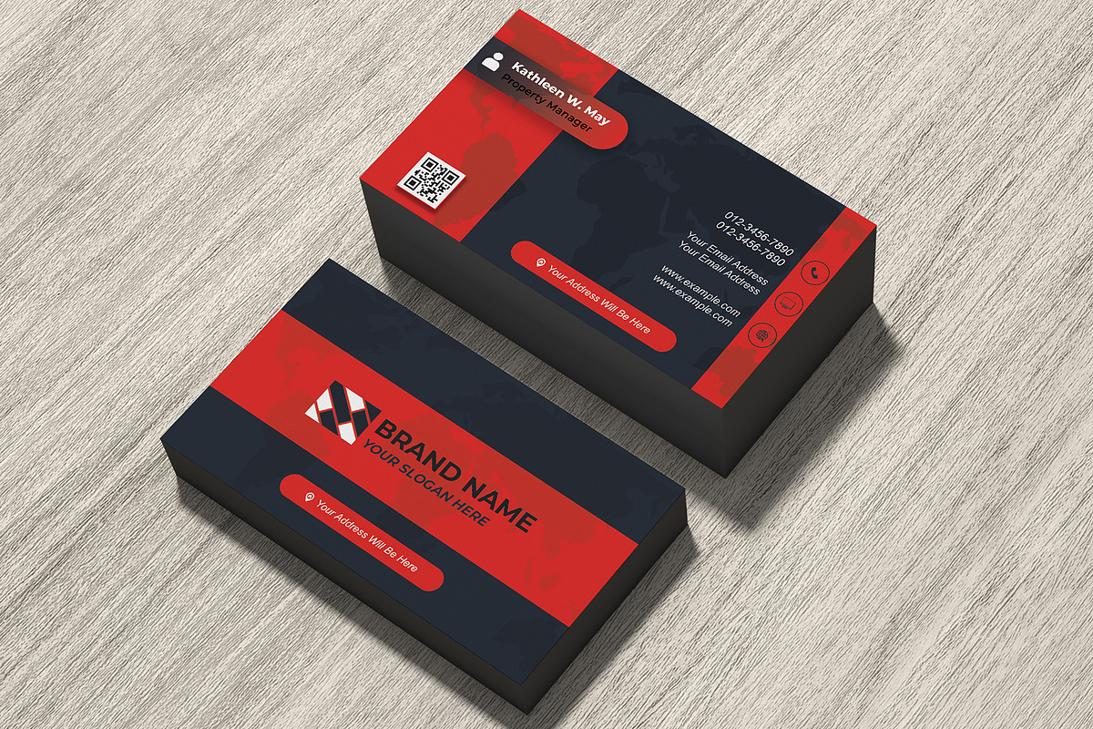 Modern Dark Business Card preview 6