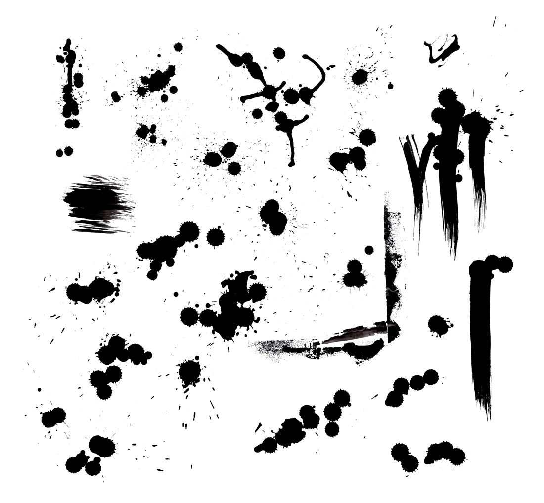 Vector set of artistic stains, a Texture Graphic by Eugenia Hauss Design