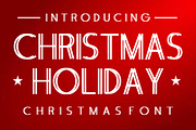 Christmas Holiday, a Handwritten Font by Fourteen Letter (Thumbnail 1 of 7)