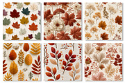 Autumn Foliage Seamless Pattern, a Pattern Graphic by Dream Creation (Thumbnail 3 of 6)