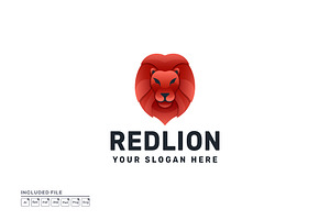 Lion Gradient Colorful Vector Logo, a Branding & Logo Template by yuanesei