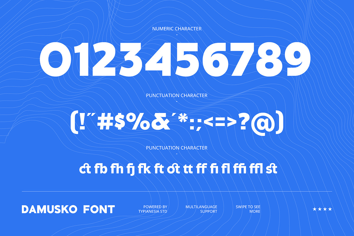 Damusko - Damusko - Classy Sans Seri, a Sans Serif Font by Typia Nesia (Photo 3 of 15)