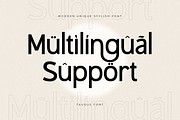 Taurus - Modern Unique Stylish Font, a Sans Serif Font by Hamz Studio (Thumbnail 12 of 17)