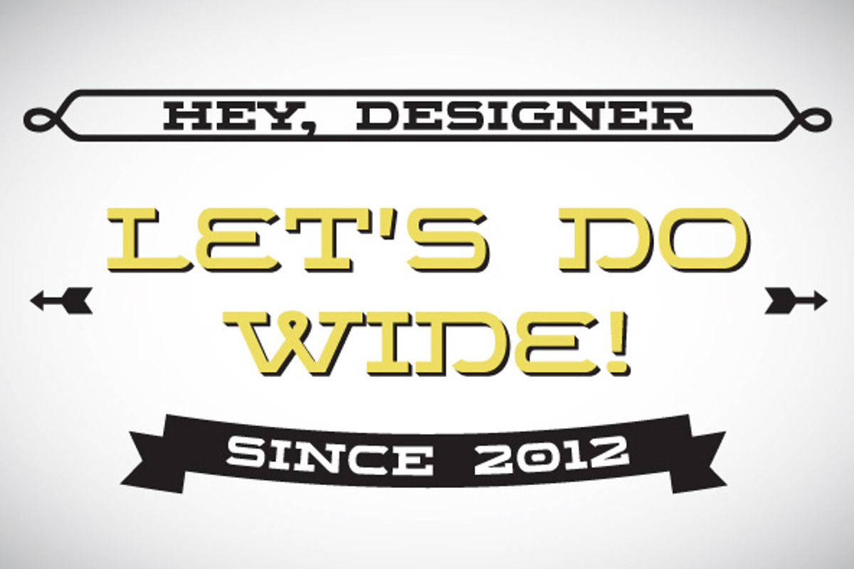 WideDisplay Regular&Shadow preview 3