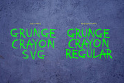 Grunge Crayon SVG Fonts, a Handwritten Font by tomatstudio (Thumbnail 7 of 8)