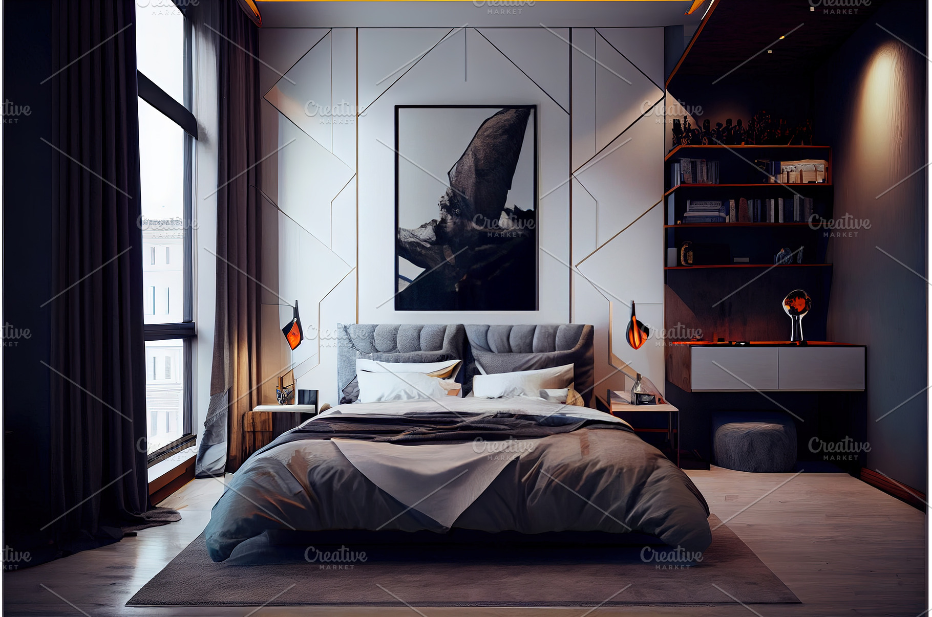 Interior of luxury home, an Architecture Photo by Neirfy