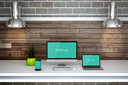 5 PSD Mockups - Interior Work Desk, an iPhone Mockup by Rebound  (Thumbnail 3 of 6)
