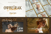 All In One | 50 Fonts Collection, a Script Font by Allouse Studio (Thumbnail 2 of 30)