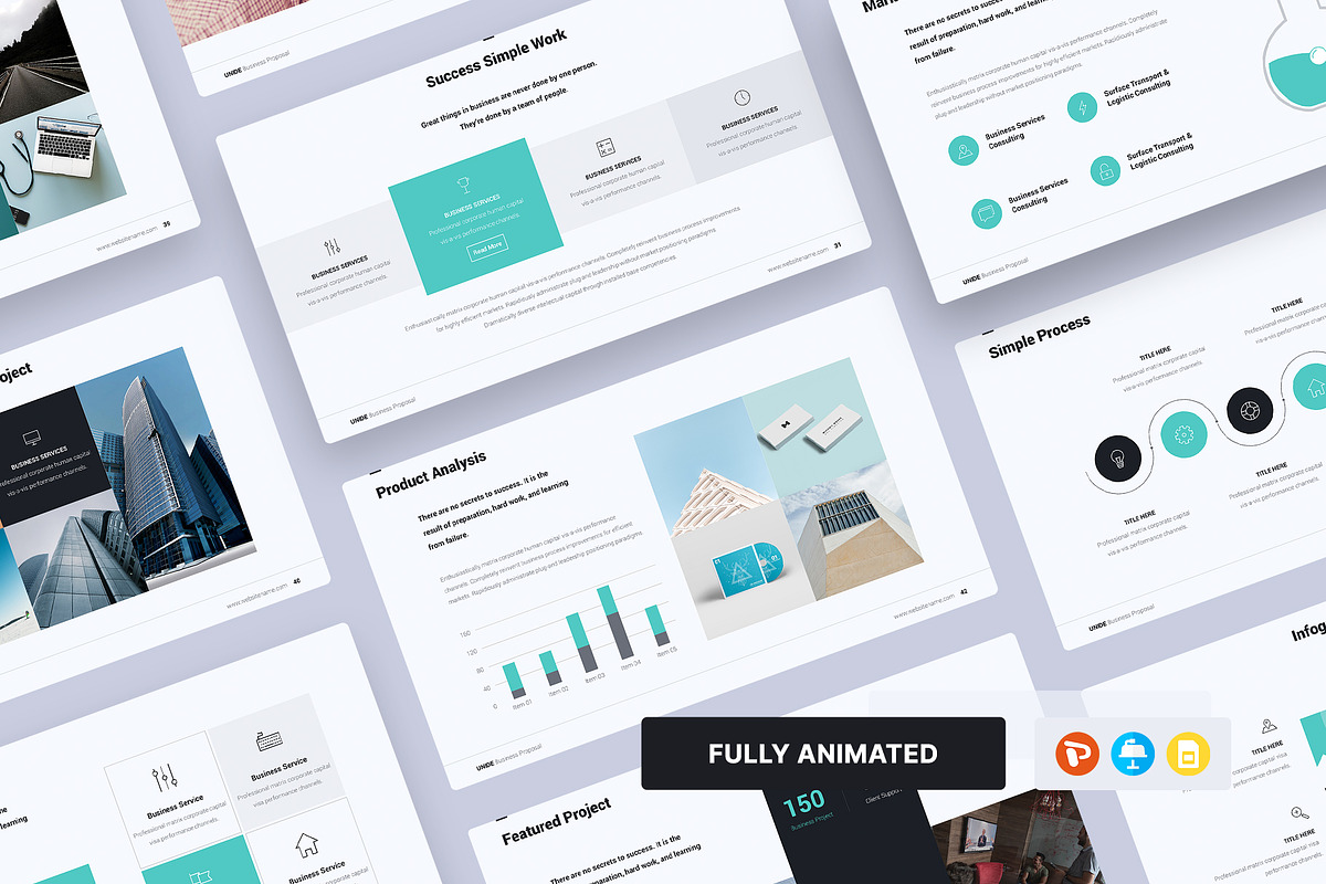 Unide - Business & PitchDeck, a Presentation Template by UDEA Store (Photo 1 of 13)