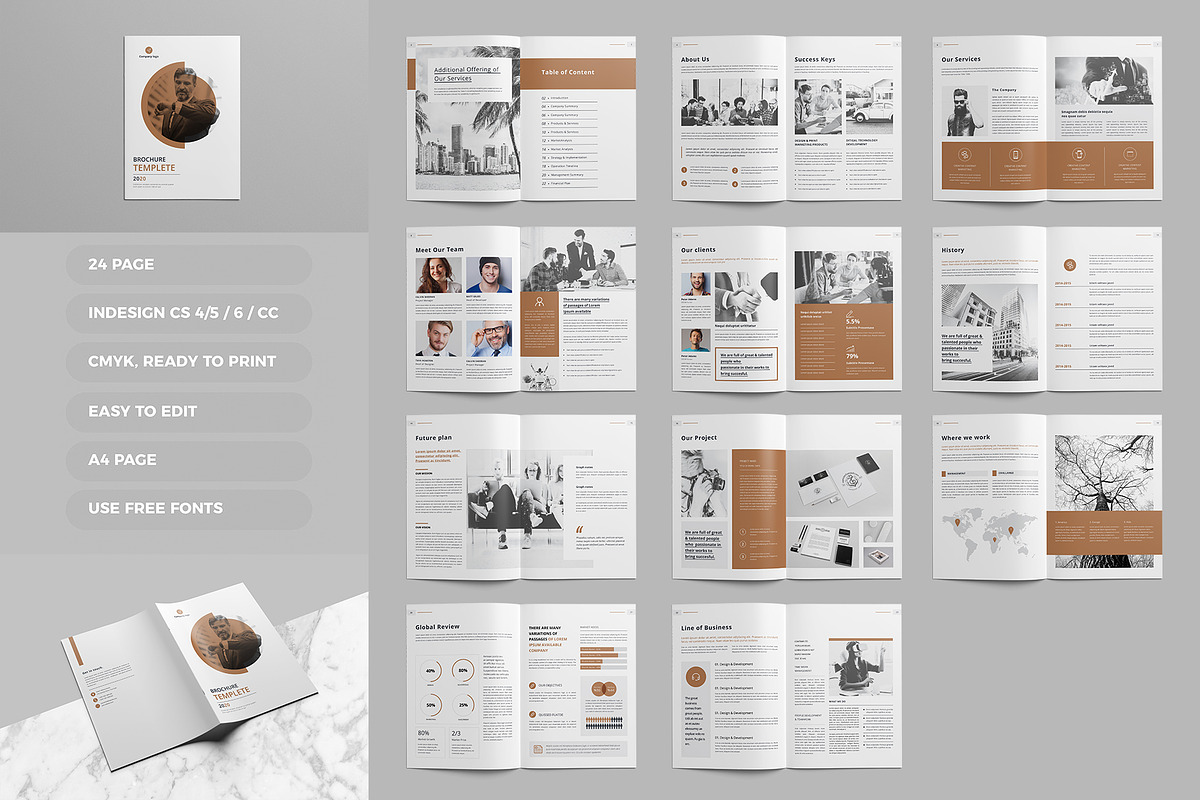 Brochure, a Brochure Template by Tanber Hossen (Photo 2 of 14)