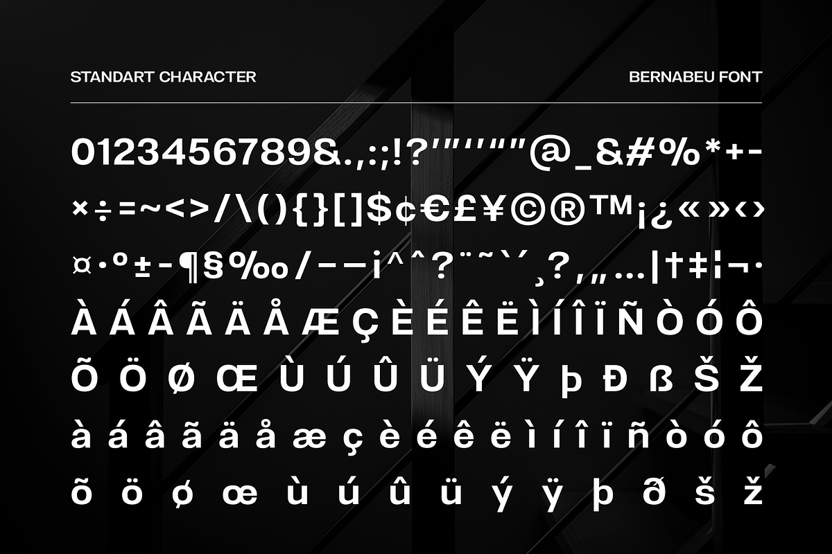 Bernabeu, a Sans Serif Font by Umitype (Photo 11 of 11)