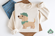 Dachshund Embroidery Design, a Solid Icon by Craft Nest (Thumbnail 3 of 6)