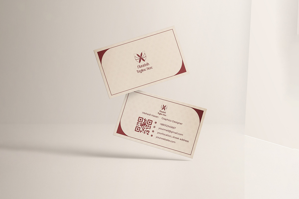 10+ Business Card Mockup., a Mockup by Mehedi Hasan (Photo 2 of 12)