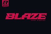 Blaze, a Script Font by senzana (Thumbnail 1 of 4)