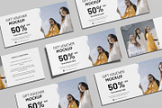 Gift Voucher Mockup, an Advertising Mockup by ZifaraDesign (Thumbnail 2 of 11)