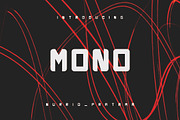 mono, a Sans Serif Font by riotama85 (Thumbnail 1 of 5)
