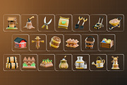 Farmer Field Tools 3D Icon Pack, an Object 3D Model by Haps Space (Thumbnail 4 of 4)