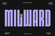 CS Milward – Condensed Font, a Sans Serif Font by Craft Supply Co. (Thumbnail 1 of 8)