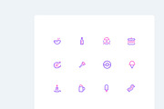UICON - Restaurant Icons Set, an Outline Icon by CCS Type (Thumbnail 3 of 7)