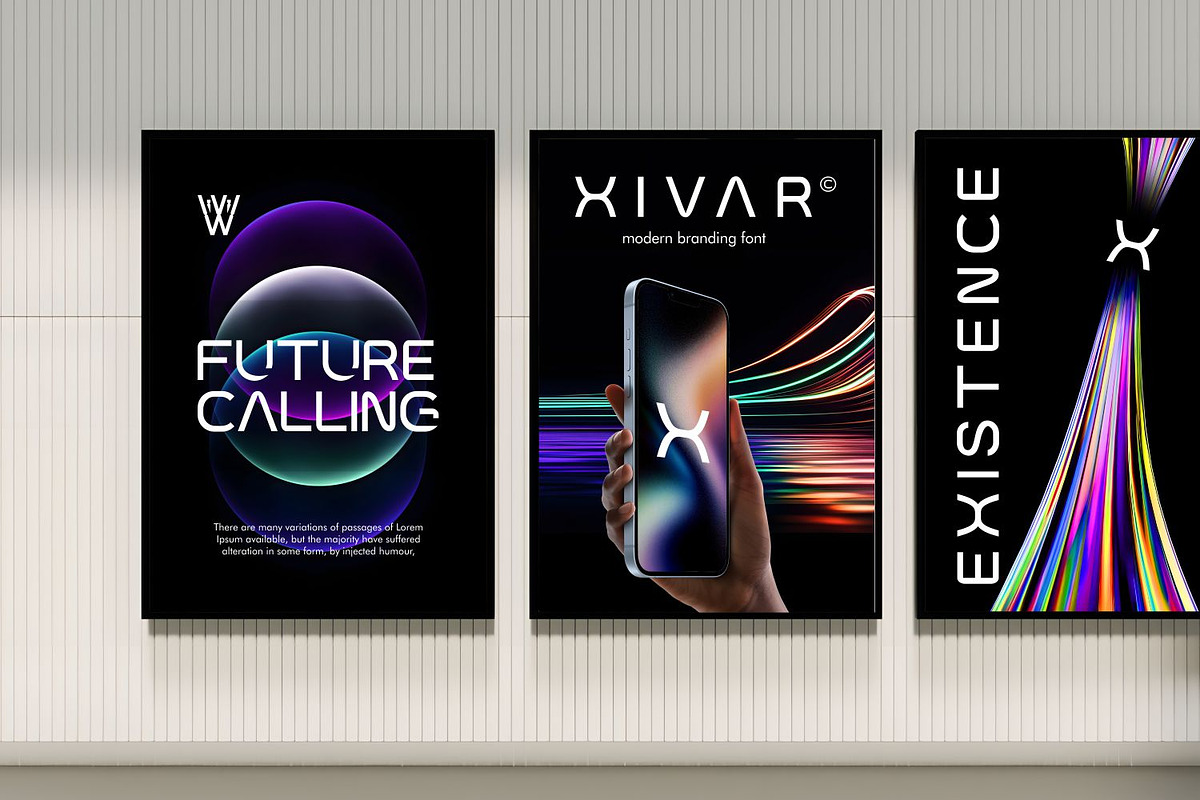 SAVIOR – Futuristic Techno Sans Font, a Sans Serif Font by WhymoreArt (Photo 4 of 11)