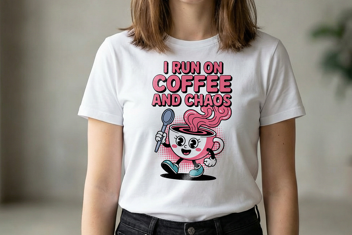 Coffee & Chaos Design Bundle SVG, a Food Illustration by Annudesign (Photo 6 of 14)
