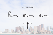 Boston | Script Font, a Handwritten Font by Scratchones (Thumbnail 8 of 9)