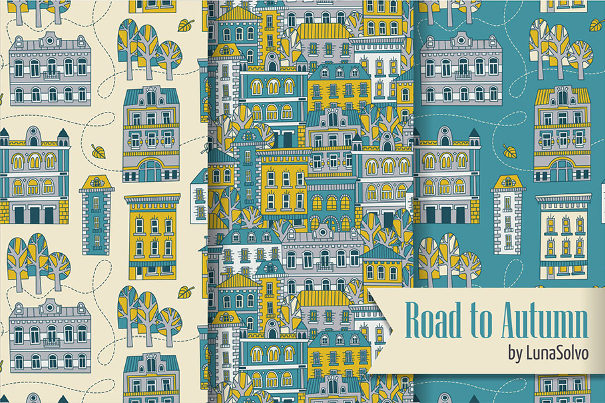 Road to Autumn, a Pattern Graphic by LunaSolvo (Photo 2 of 2)