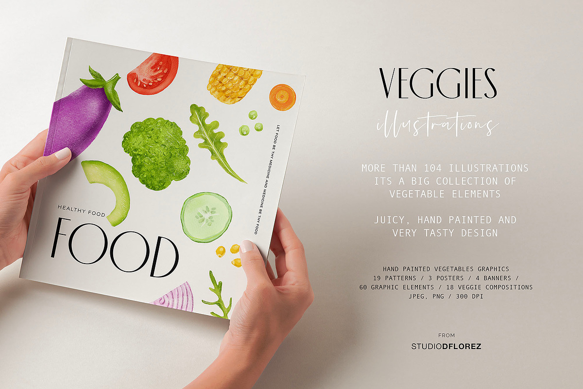 Veggies Illustrations, a Food Illustration by StudioPhoto (Photo 2 of 10)