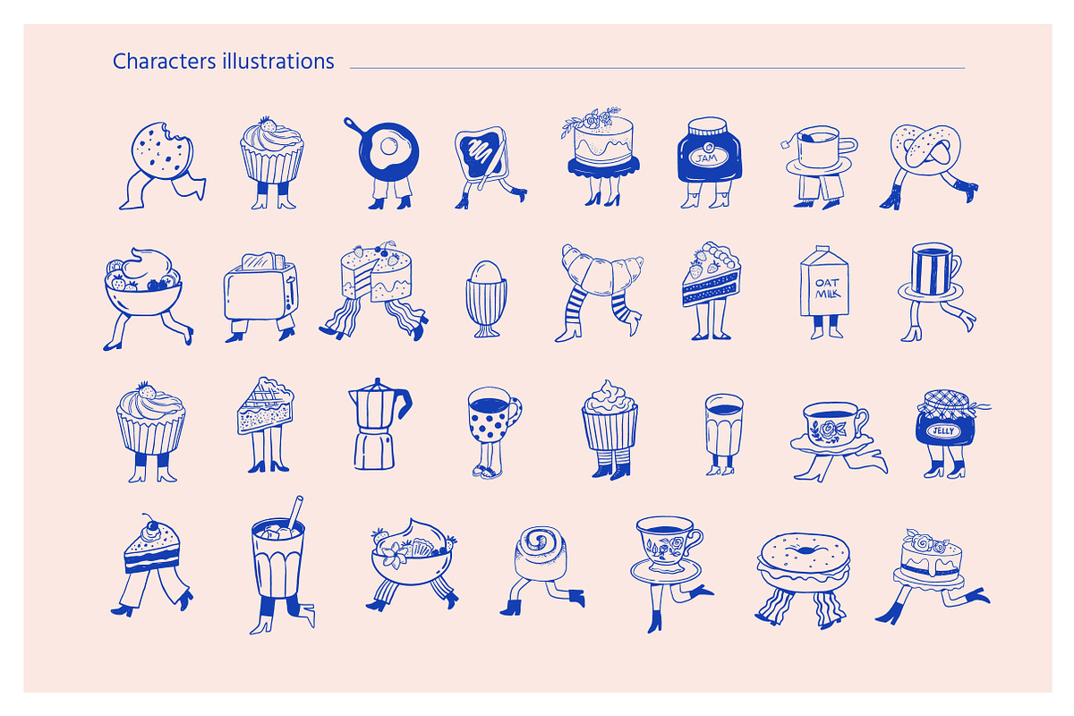 The Breakfast Club Illustration Set, a Decorative Illustration by Marish (Photo 4 of 10)